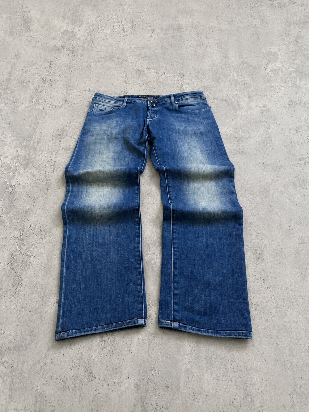 Jacob Cohen J622 COMF Made In Italy Luxury Designer Jeans 38x30 Button Fly